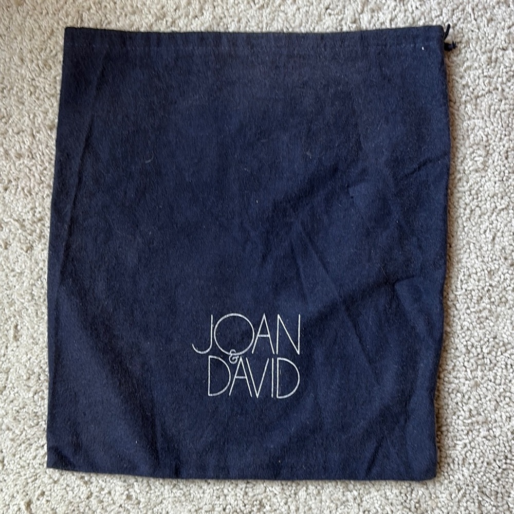 Joan & David Navy Dust Bag